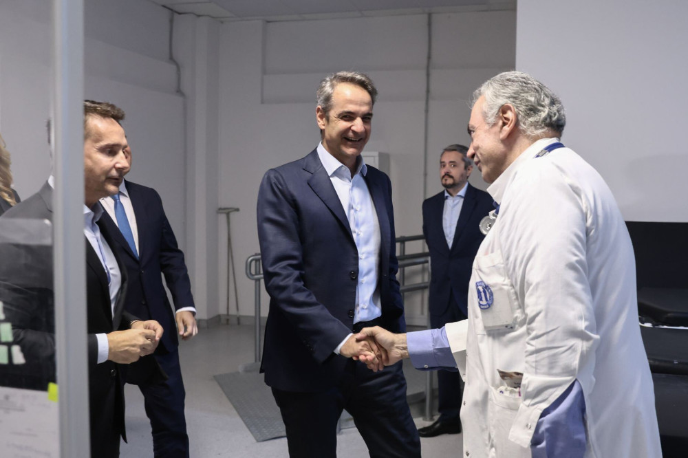 Στον «Ευαγγελισμό» ο Μητσοτάκης: ενημερώθηκε για το νέο σύστημα λειτουργίας στα Επείγοντα (photos)
