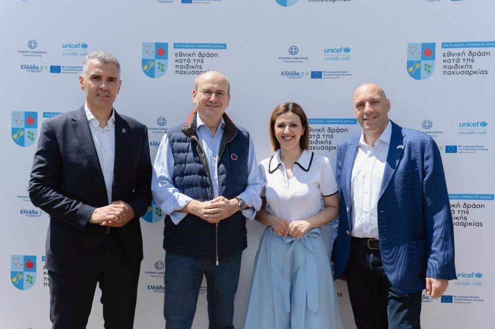 Συνεχίζει την εκστρατεία κατά της παιδικής παχυσαρκίας η Ειρήνη Αγαπηδάκη - Εκδήλωση στο Γαλάτσι