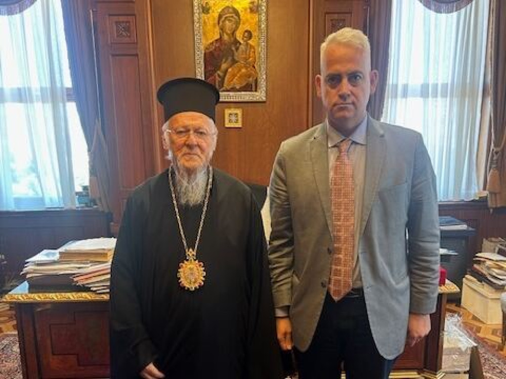 Φανάρι: με τον Οικουμενικό Πατριάρχη Βαρθολομαίο συναντήθηκε ο Χρίστος Λιάπης