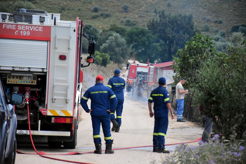 Χαλκιδική: χωρίς ενεργό μέτωπο η φωτιά  στην Ελάνη Κασσάνδρας