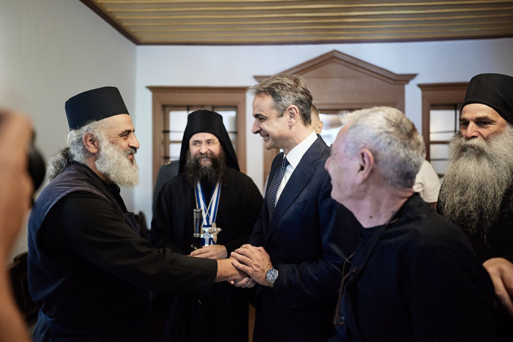 Κυριάκος Μητσοτάκης από Άγιο Όρος: Η Ελλάδα ως δύναμη σταθερότητας για την Ορθοδοξία και τη Μέση Ανατολή