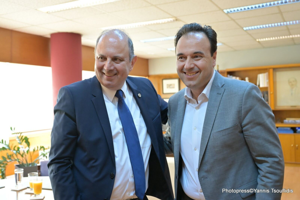 Ξεκινά άμεσα ο ψηφιακός μετασχηματισμός του ΑΠΘ - συνάντηση του πρύτανη με τον Δημήτρη Παπαστεργίου
