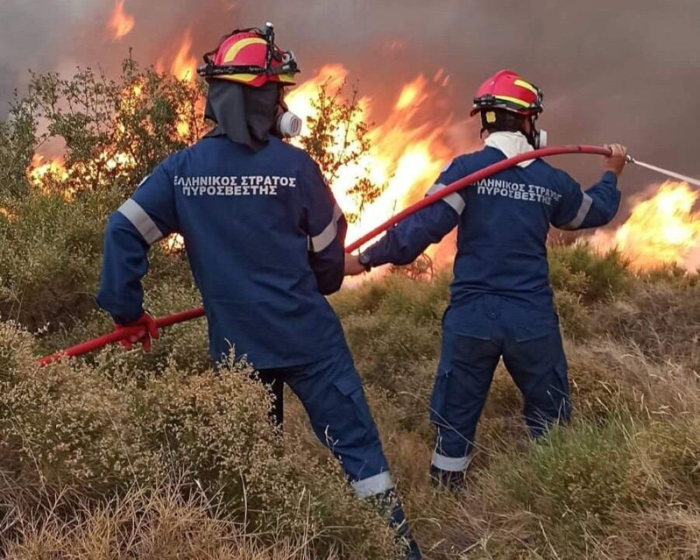 Φθιώτιδα: υπό έλεγχο η φωτιά στο Λιμογάρδι