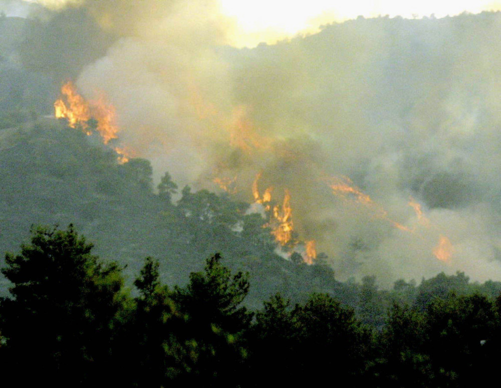 Πρέβεζα: Σε αναστάτωση από τη φωτιά οι κάτοικοι της Βρυσούλας – Χωρίς ρεύμα το χωριό
