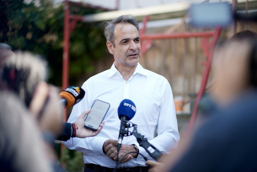 Μητσοτάκης στο Καρπενήσι: Αναβαθμίζονται 430 σχολεία με το πρόγραμμα «Μαριέττα Γιαννάκου»