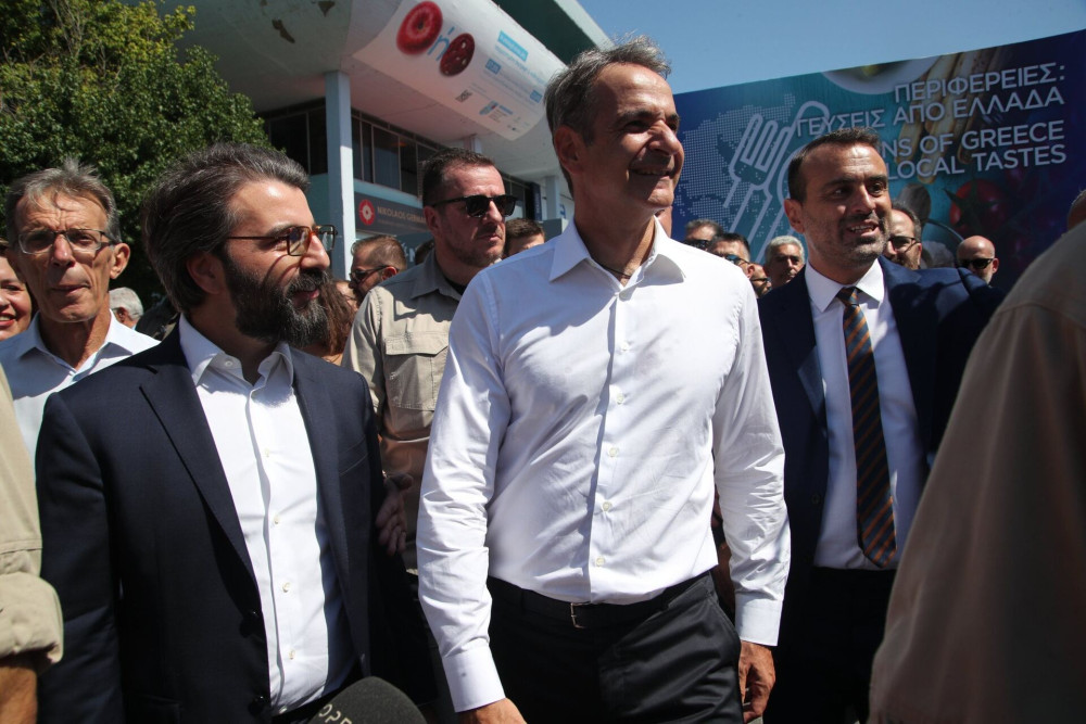 ΔΕΘ: «Τζάμπολ Αγάπης» στο περίπτερο του υπουργείου Ναυτιλίας παρουσία του πρωθυπουργού