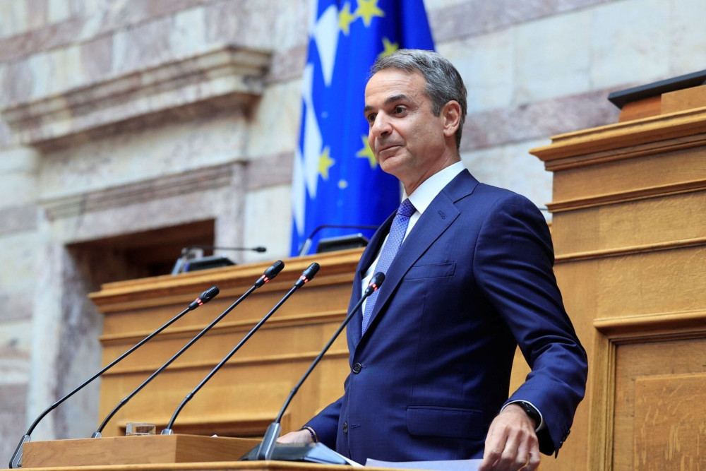 Ομιλία Μητσοτάκη στη Βουλή για τις διεθνείς εξελίξεις και τις σχέσεις με την Τουρκία