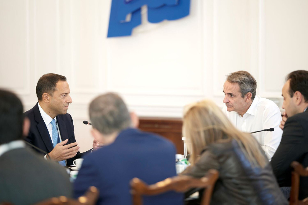 Συνάντηση Μητσοτάκη με τον αντιπρόεδρο της Google για την προστασία των παιδιών στο διαδίκτυο (video)