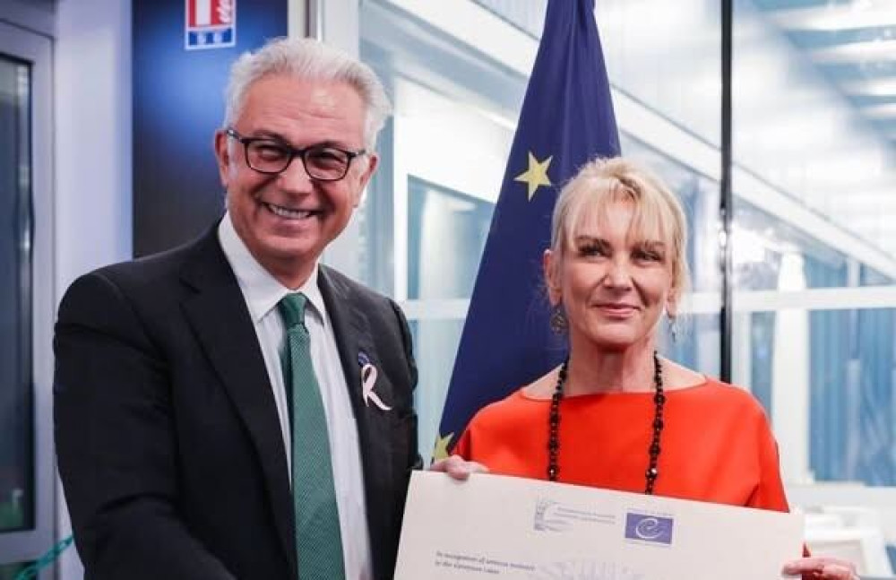 Η Φωτεινή Πιπιλή τιμάται από το Στρασβούργο - Επίτιμο μέλος της Κοινοβουλευτικής Συνέλευσης του ΣτΕ