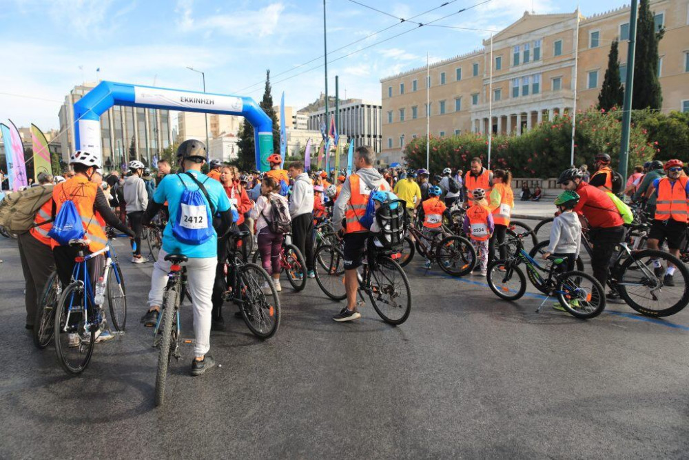 29ος ποδηλατικός γύρος Αθήνας - κυκλοφοριακές ρυθμίσεις και απαγορεύσεις στάθμευσης στο κέντρο