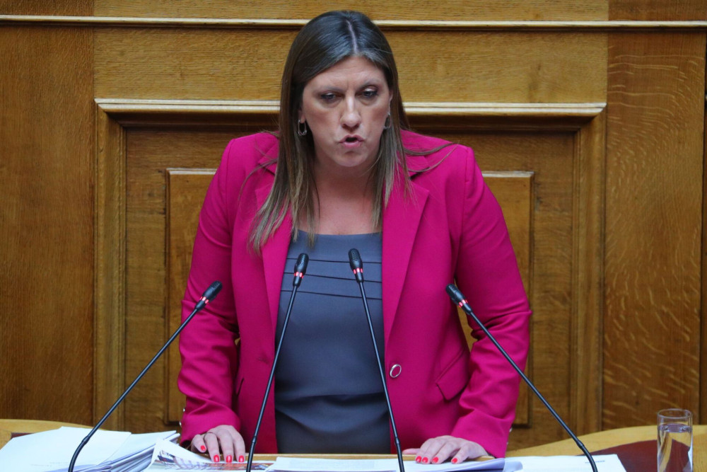 Βουλή: εκτός θέματος η Ζωή Κωνσταντοπούλου στη συζήτηση για την εξωτερική πολιτική