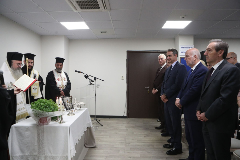 Στο Περιστέρι για τα εγκαίνια του νέου κτηρίου του Πρωτοδικείου Αθηνών ο Μητσοτάκης (φωτό)