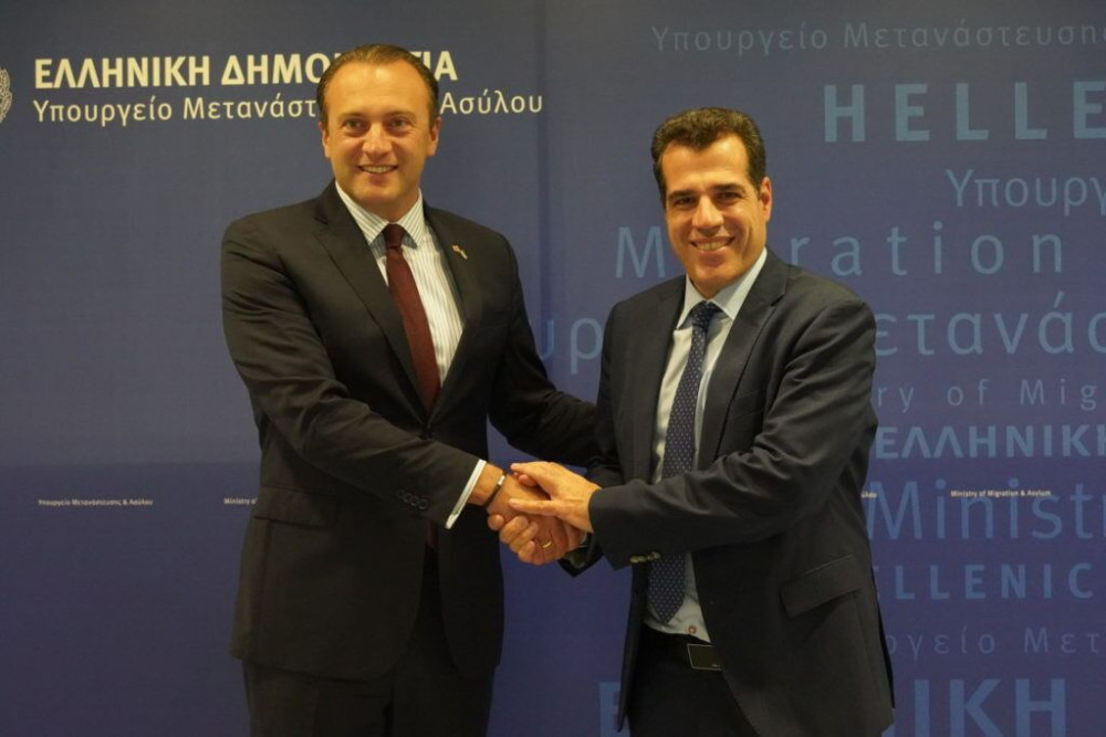 Συνάντηση Πλεύρη με τον πρέσβη της Γεωργίας στην Ελλάδα