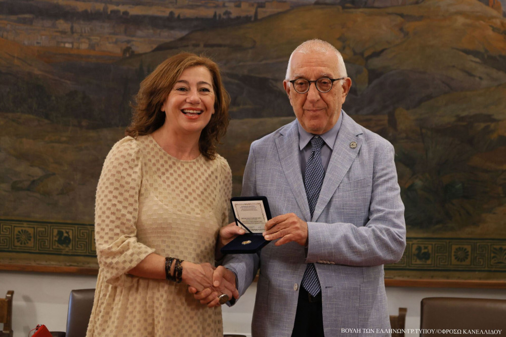 Επίσκεψη της Francina Armengol στη Βουλή - Κακλαμάνης: «Με την Ισπανία διατηρούμε άριστες σχέσεις»