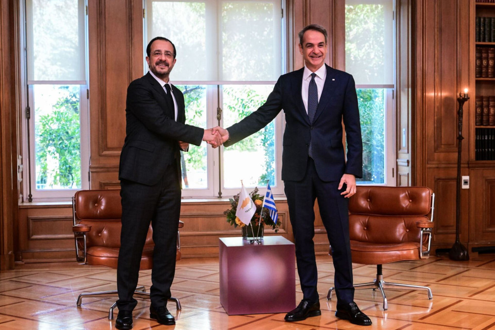 Μητσοτάκης: «Σημαντικός ο συντονισμός Ελλάδας-Κύπρου» - Χριστοδουλίδης: «Μάθαμε πολλά από εσάς»