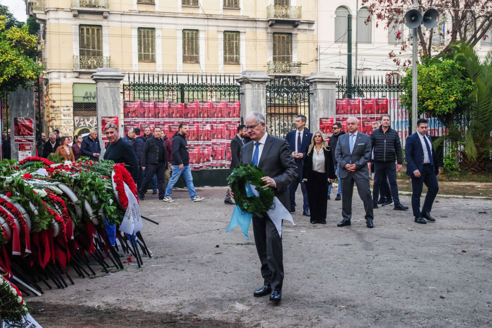 Τασούλας: Η φωνή του Πολυτεχνείου γίνεται σήμερα χρέος για τη δημοκρατική πολιτεία (video)