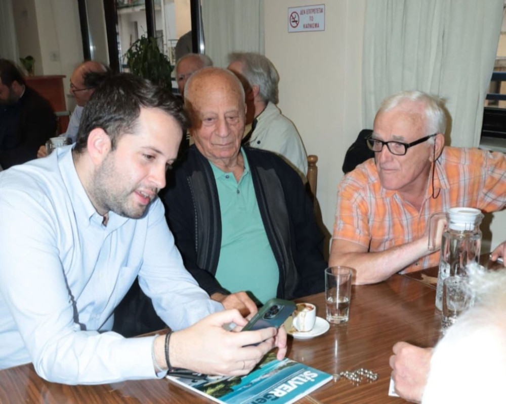 Στην… έδρα των συνταξιούχων ο Όμηρος Τσάπαλος για την παρουσίαση των ενισχύσεων