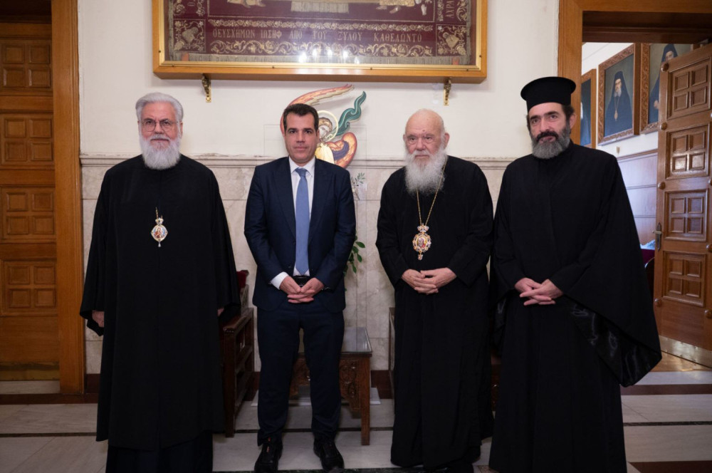 Ιερώνυμος-Πλεύρης: ενίσχυση συνεργασίας Κράτους-Εκκλησίας για στήριξη των ευάλωτων ομάδων (photos)