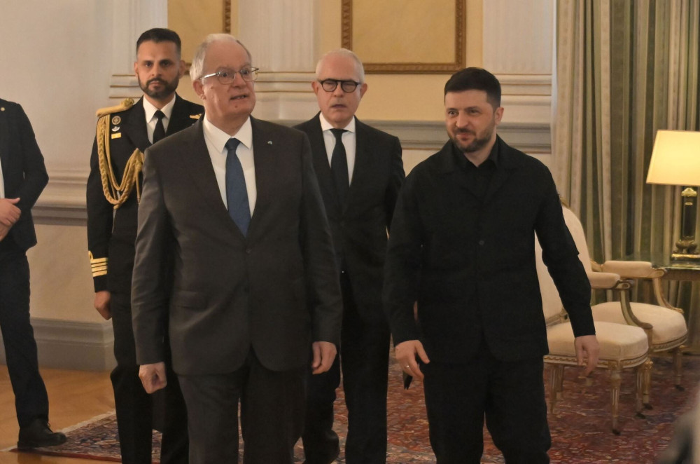 Συνάντηση Ζελένσκι με τον Πρόεδρο της Δημοκρατίας - Σας ευχαριστούμε για τη στήριξη