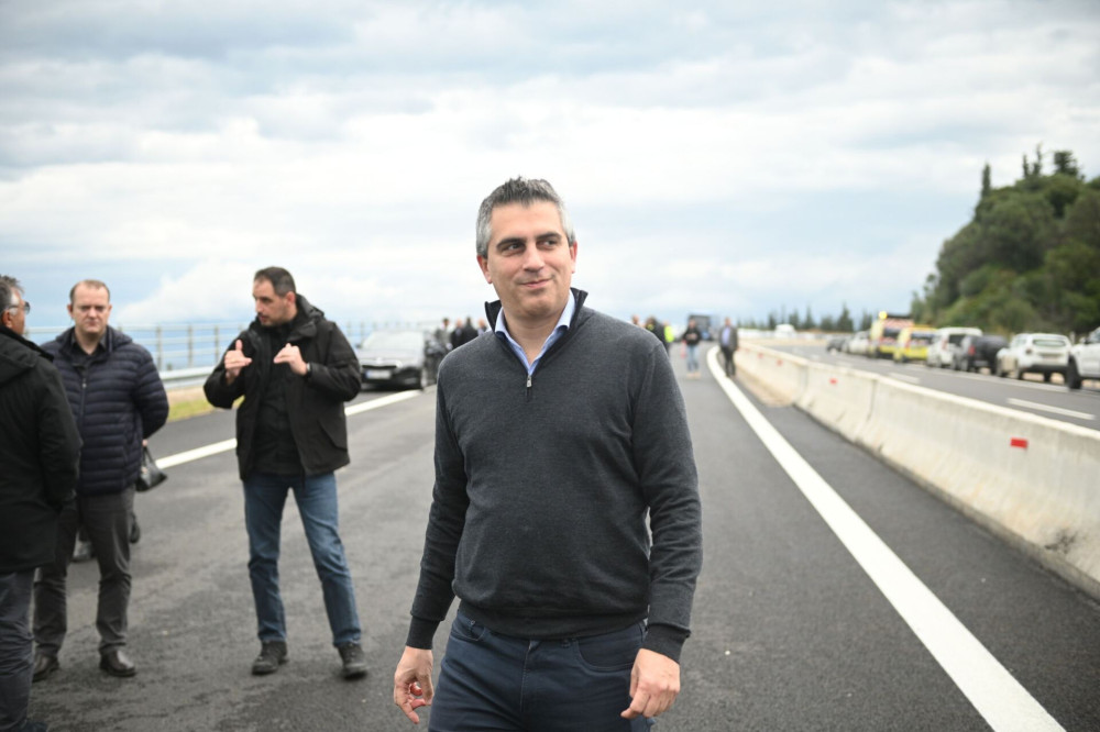 Χρίστος Δήμας: Εντός του χρονοδιαγράμματος παραδίδουμε τον αυτοκινητόδρομο Πατρών-Πύργου