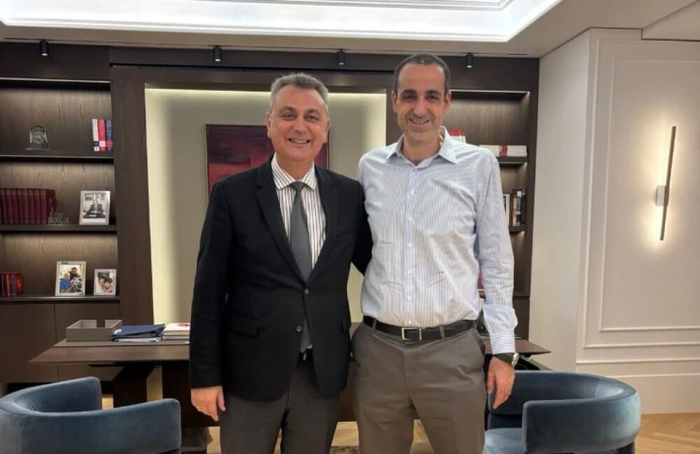 Ο Γρηγόρης Δημητριάδης συναντήθηκε με τον βουλευτή Καρδίτσας της ΝΔ, Γιώργο Κωτσό