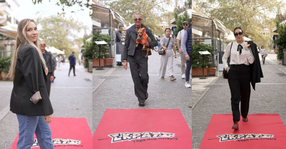 Red carpet… έκπληξη στο κέντρο της Αθήνας με τον Λάκη Γαβαλά (video)