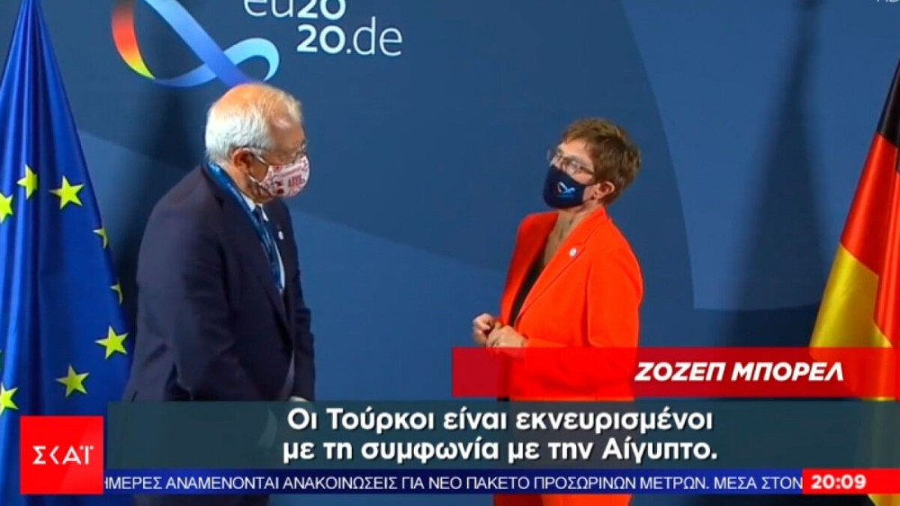 Μπορέλ και Καρενμπάουερ ξέχασαν το μικρόφωνο ανοιχτό – Τι είπαν για Ελλάδα και Τουρκία