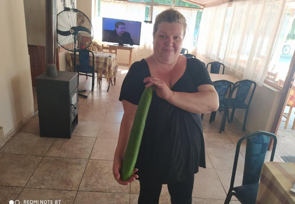 Αγγούρι… 52 εκατοστά (!!!) έβγαλε Τρικαλινή