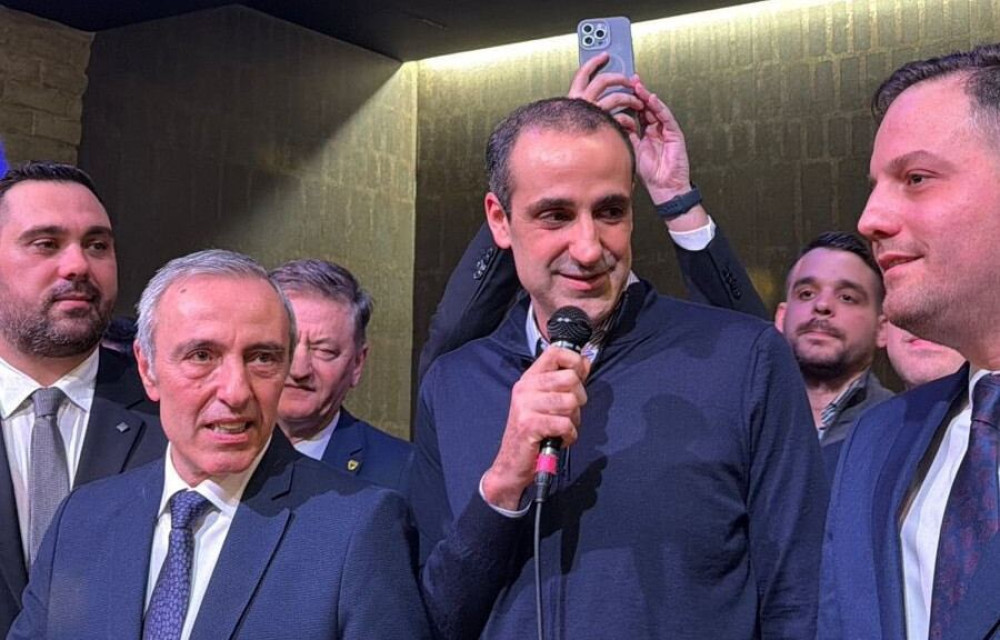 Ο Γρηγόρης Δημητριάδης στην κοπή πίτας της ΝΔ Θεσσαλονίκης (video & photos)