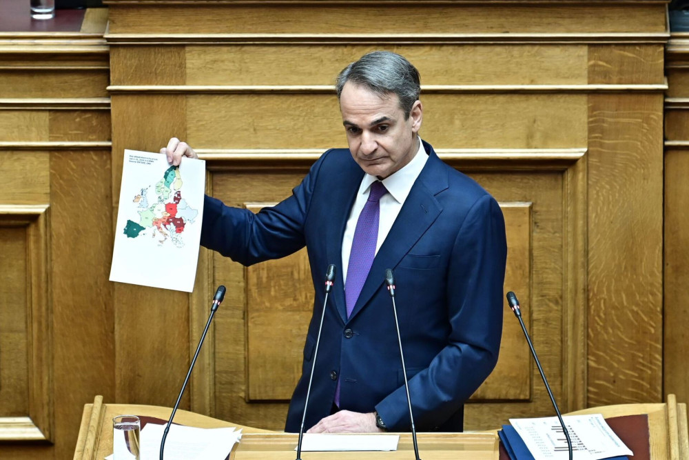 Κυριάκος Μητσοτάκης: Ψέμα ότι η Ελλάδα έχει το πιο ακριβό ρεύμα στην ΕΕ - Φθηνότερα τα τιμολόγια από τον ευρωπαϊκό μέσο όρο (video)