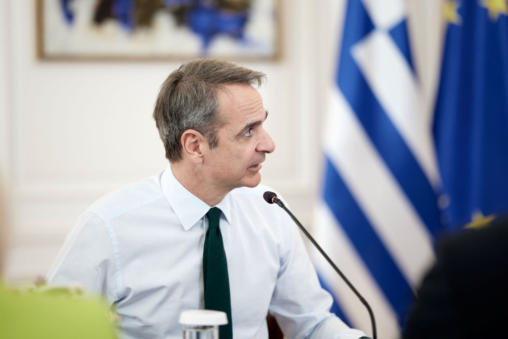 Συνάντηση του Κυριάκου Μητσοτάκη με τον πρόεδρο του Ελληνικού Ερυθρού Σταυρού - Τι συζήτησαν