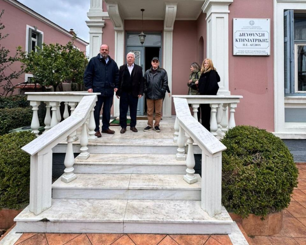 Σπύρος Πρωτοψάλτης από τη Λέσβο: Πρώτιστο μέλημα η ανάσχεση του αφθώδους πυρετού (photos)