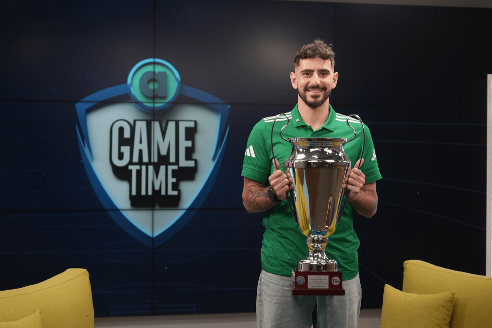 O Θανάσης Πρωτοψάλτης στο Allwyn Game Time: «Το Κύπελλο ήταν μόνο η αρχή για τον Παναθηναϊκό»