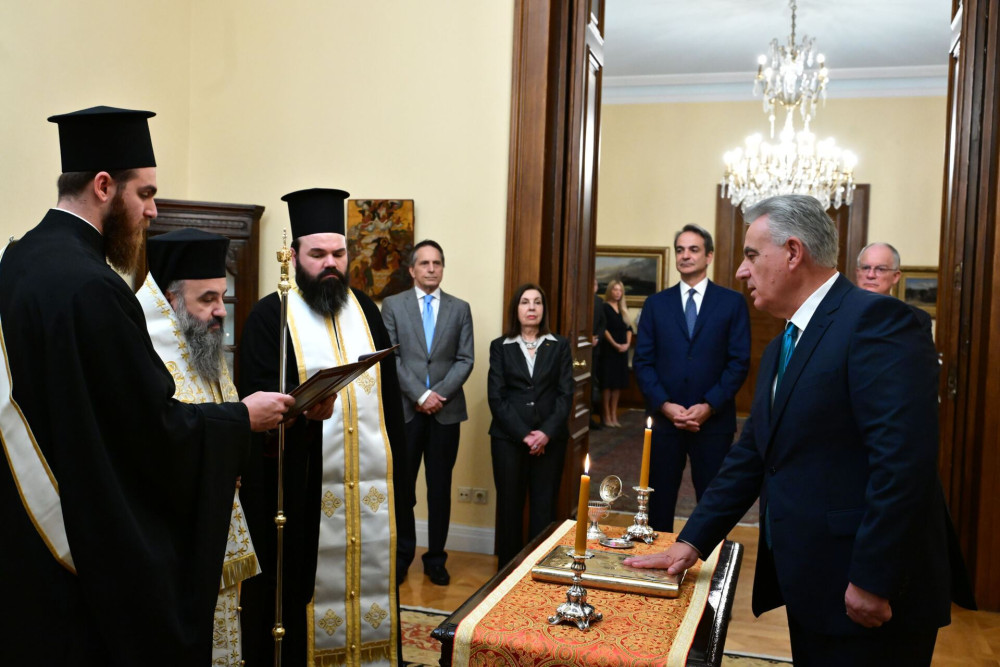Ορκίστηκε ο νέος υφυπουργός Αγροτικής Ανάπτυξης και Τροφίμων, Αθανάσιος Καββαδάς