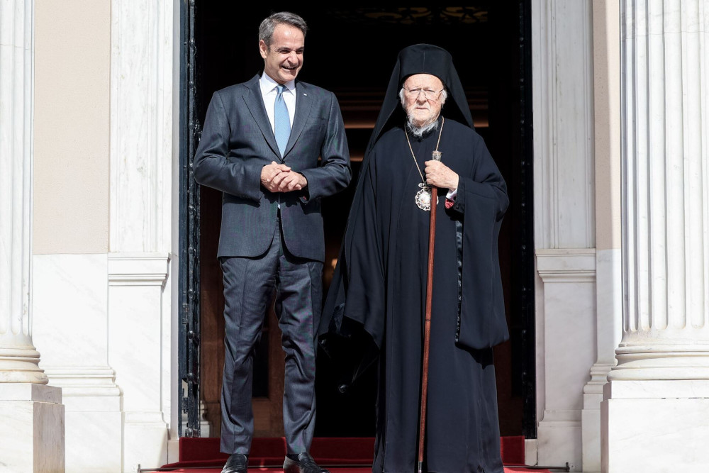 Ο Κυριάκος Μητσοτάκης συναντήθηκε με τον Οικουμενικό Πατριάρχη Βαρθολομαίο - Όσα συζήτησαν (photos)