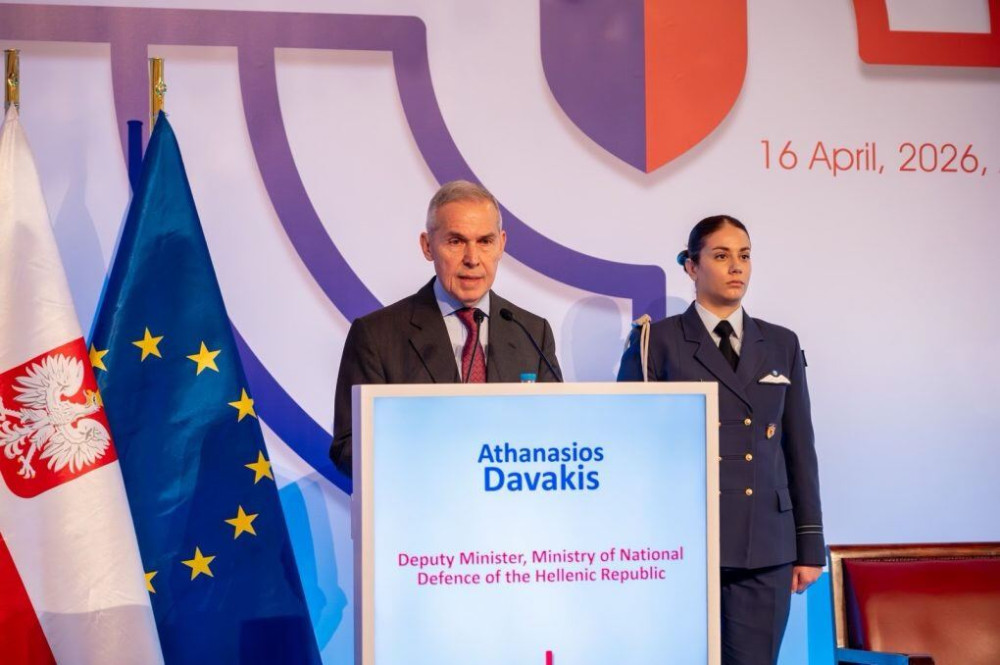 Συνάντηση ΥΦΕΘΑ Θανάση Δαβάκη με τον Υφυπουργό Εθνικής Άμυνας της  Πολωνίας Pawel Zalewski