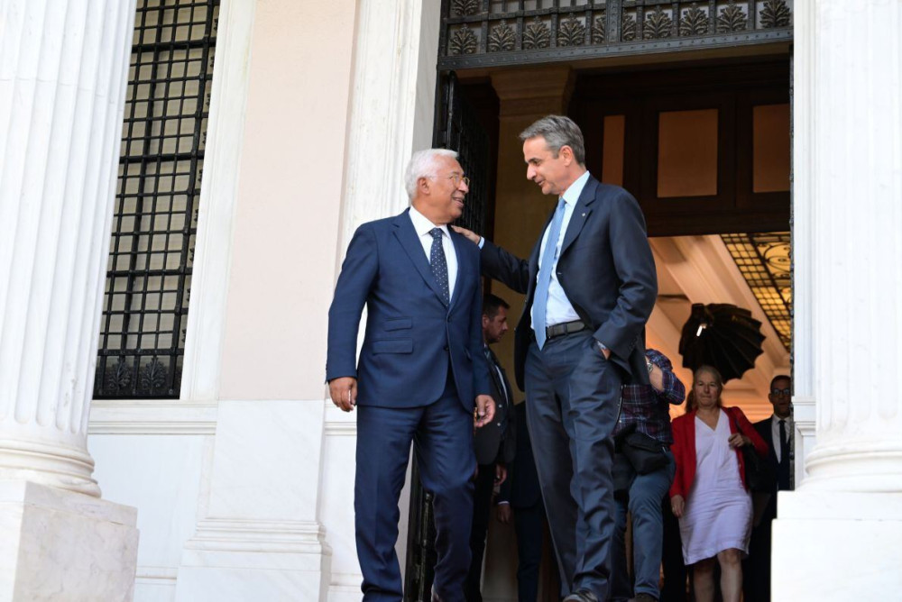 Ο Κυριάκος Μητσοτάκης θα συναντηθεί αύριο στο Μαξίμου με τον Αντόνιο Κόστα