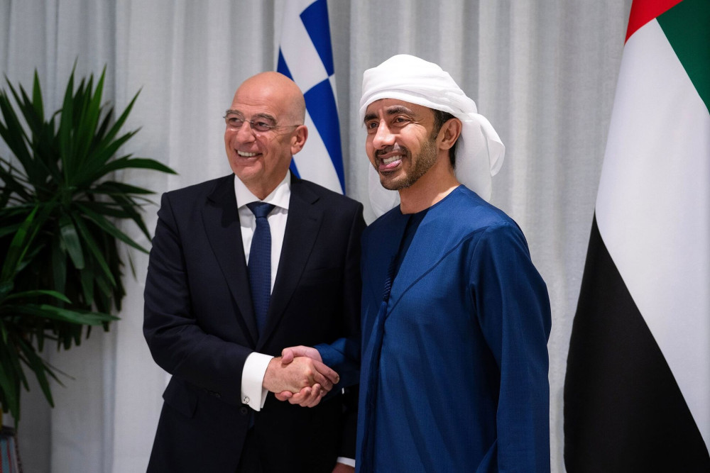 Ο Νίκος Δένδιας θα υποδεχθεί τη Δευτέρα τον υπουργό Επικρατείας των Ηνωμένων Αραβικών Εμιράτων