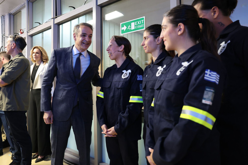 Ο Κυριάκος Μητσοτάκης στην παρουσίαση του Εθνικού Μηχανισμού Προστασίας Ζώων