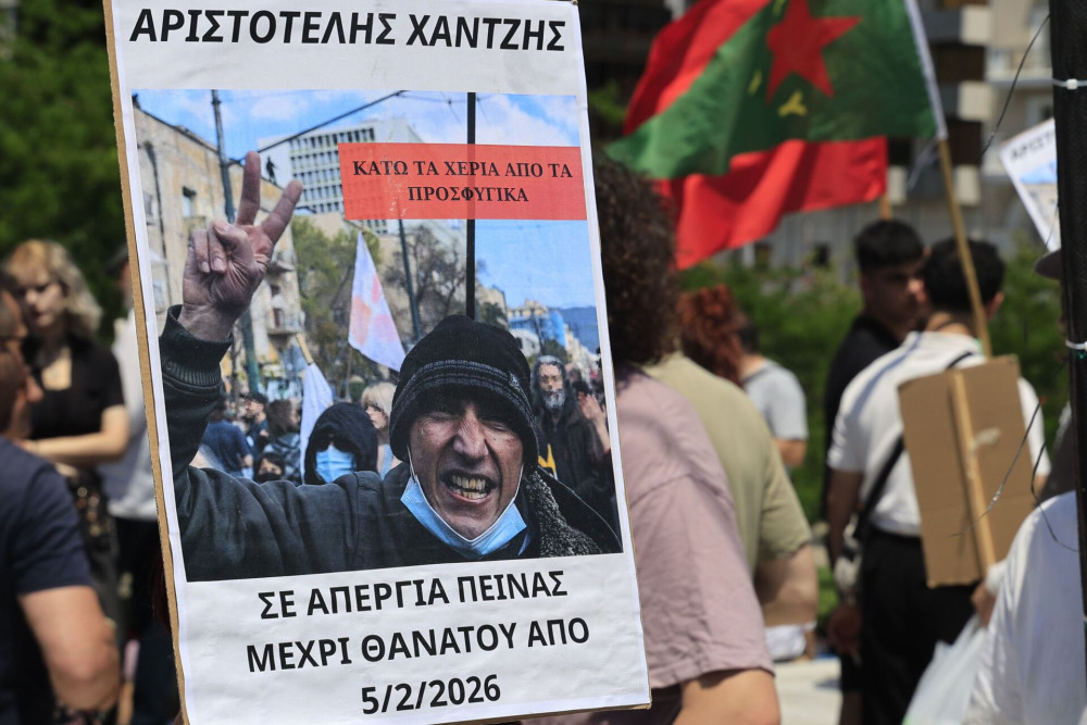 Προσφυγικά: τέλος η απεργία πείνας του Αριστοτέλη Χαντζή