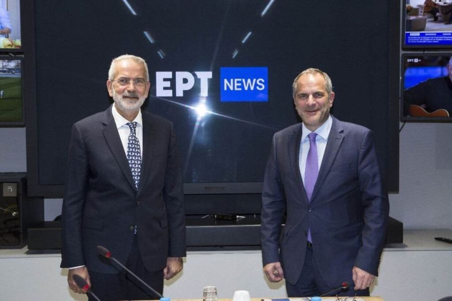 Την ΕΡΤ επισκέφθηκε ο πρωθυπουργός Ιωάννης Σαρμάς (Φωτο)