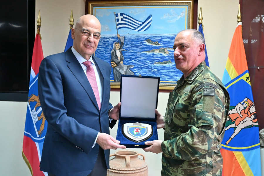 Επίσκεψη ΥΕΘΑ Νίκου Δένδια στην 95 ΑΔΤΕ και στην Περιφέρεια Ν. Αιγαίου στη Ρόδο