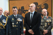 Λάρισα: παρουσία Δένδια η τελετή παράδοσης-παραλαβής καθηκόντων αρχηγού Τακτικής Αεροπορίας