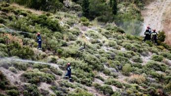 Σε ύφεση η πυρκαγιά στον Κιθαιρώνα