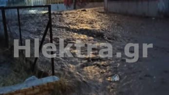 Ιανός: Πλημμύρισαν τα Λουτρά Ωραίας Ελένης στην Κορινθία