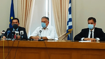 Θεοδωρικάκος από Μόρια: Προτεραιότητα η εθνική ασφάλεια και η δημόσια υγεία