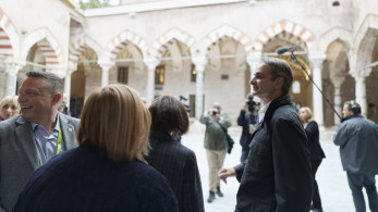 Θεσσαλονίκη: στο Αλκαζάρ ο Κυριάκος Μητσοτάκης - Ξεναγήθηκε από τη Μενδώνη (photos & video)