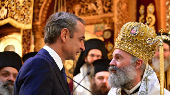 Στον Άγιο Δημήτριο ο Κυριάκος Μητσοτάκης - Τα συγχαρητήρια από τον αρχιεπίσκοπο Αυστραλίας για τη Μονή Σινά (photos και video)