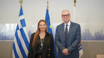 Συνάντηση του Ευάγγελου Τουρνά με τη νέα πρέσβη του Ισραήλ