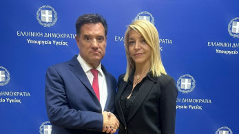 Συνάντηση  Άδωνι Γεωργιάδη με την Αφροδίτη Νέστορα